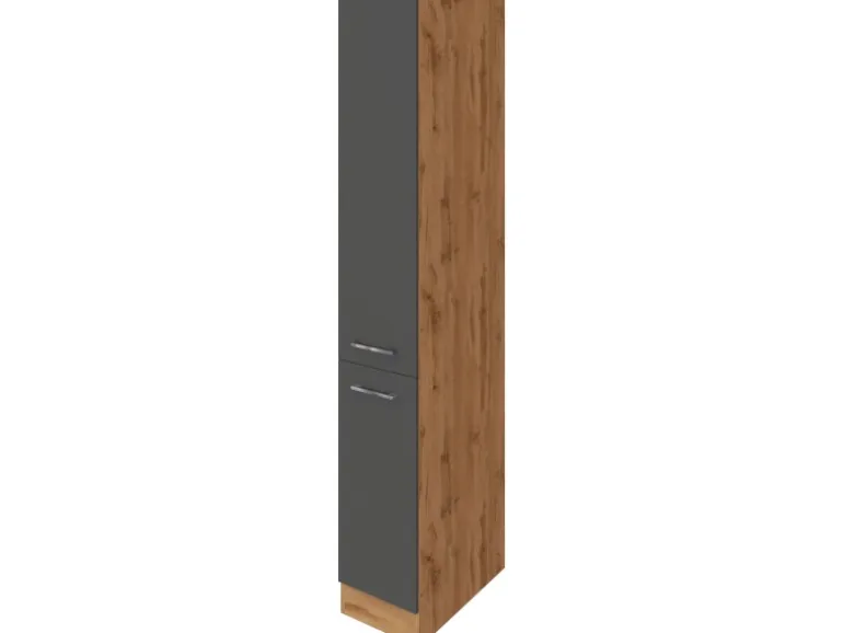 Held Möbel Apothekerschrank Sorrento 30x200x60cm 2 Auszüge Ant.-Wotan