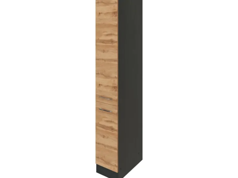 Held Möbel Apothekerschrank Sorrento 30x200x60cm 2 Auszüge Wotan.-Graf.