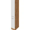 Held Möbel Apothekerschrank Sorrento 30x200x60cm 2 Auszüge Weiß-Wotan.