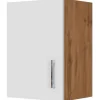 Held Möbel Küchen-Hängeschrank Sorrento BxHxT 40cm x 57cm x 34cm Weiß-Wotaneiche