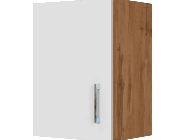 Held Möbel Küchen-Hängeschrank Sorrento BxHxT 40cm x 57cm x 34cm Weiß-Wotaneiche