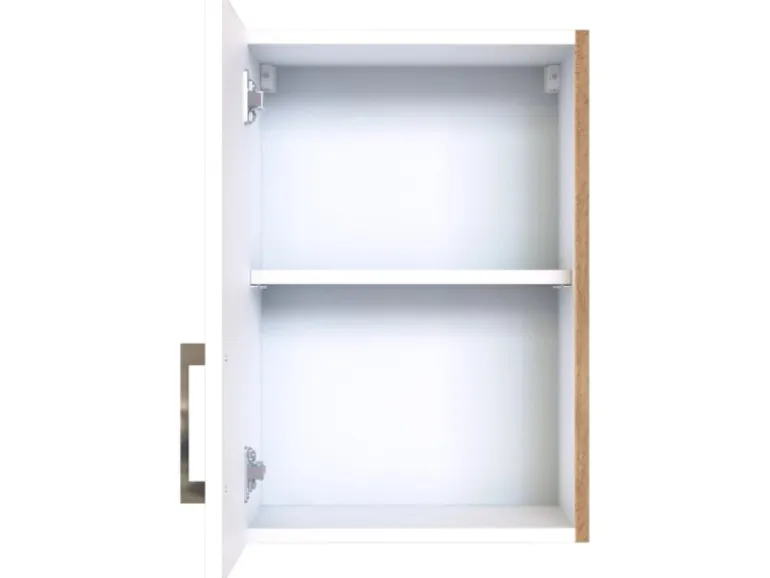 Held Möbel Küchen-Hängeschrank Sorrento BxHxT 40cm x 57cm x 34cm Weiß-Wotaneiche
