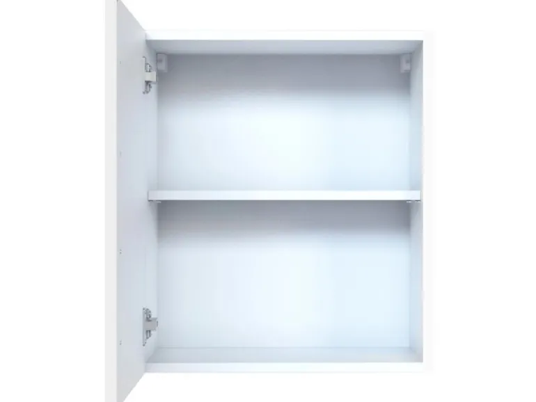 Held Möbel Küchen-Hängeschrank Mailand 50 cm Hochglanz Weiß/Weiß