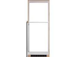 Held Möbel Küchen-Kühlschrank/Ofenumbauschrank  Turin 60 cm Graphit/Wotaneiche