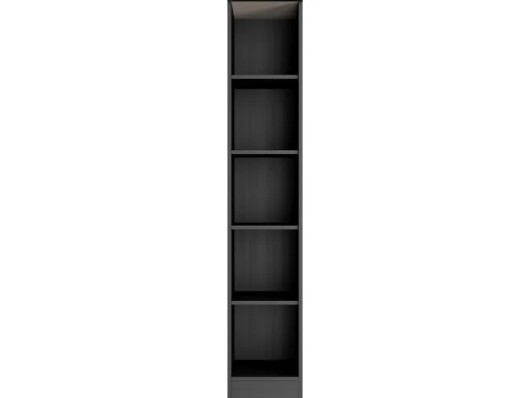 Held Möbel Küchen-Midi-Regal Turin 30 cm Wotaneiche/Graphit