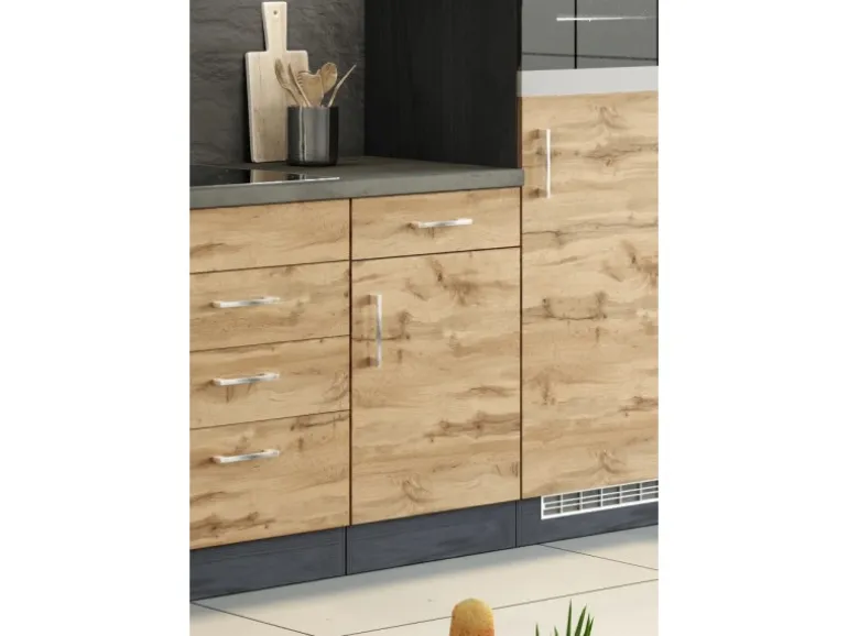 Held Möbel Küchen-Unterschrank Sorrento 50x85x60cm 1 Auszug Wotan.-Graf.