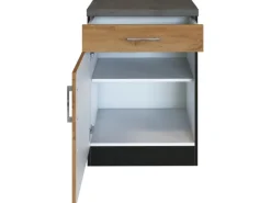 Held Möbel Küchen-Unterschrank Sorrento 50x85x60cm 1 Auszug Wotan.-Graf.