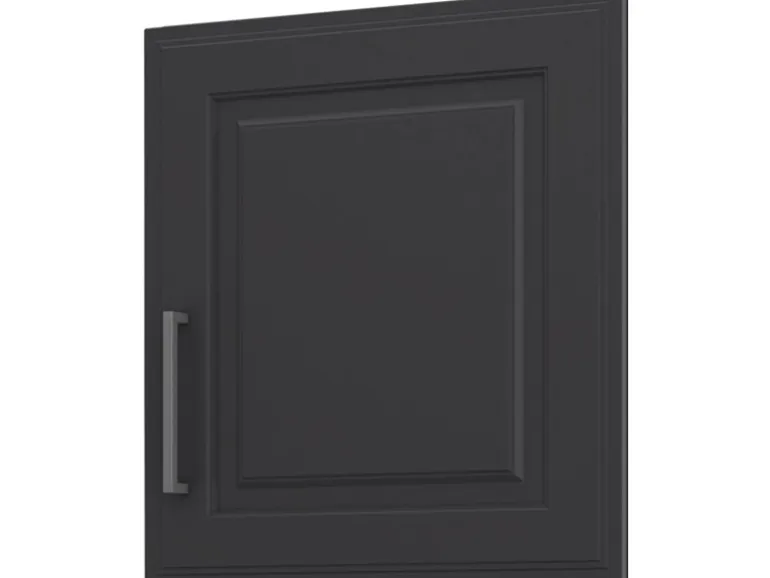 Held Möbel Küchenzeile Rom 290 cm Landhaus Grau Matt mit E-Geräten