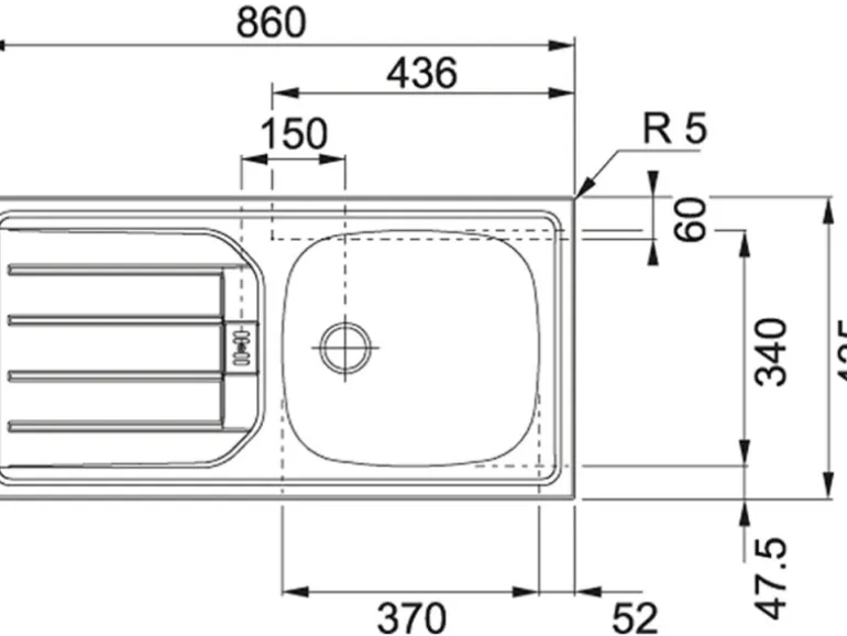 Held Möbel Küchenzeile Sorrento 210 cm Anthrazit-Wotaneiche Winkel