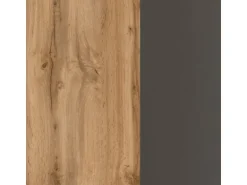 Held Möbel Küchenzeile Sorrento 210/ 270 cm Wotaneiche-Grafit o. E-Geräte Winkel