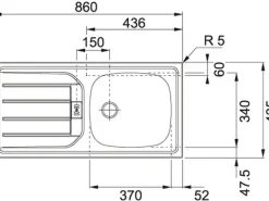 Held Möbel Küchenzeile Sorrento 270 cm Wotaneiche-Wotaneiche ohne E-Geräte