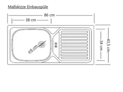 Held Möbel Küchenzeile Turin 360 cm Wotaneiche-Graphit ohne E-Geräte