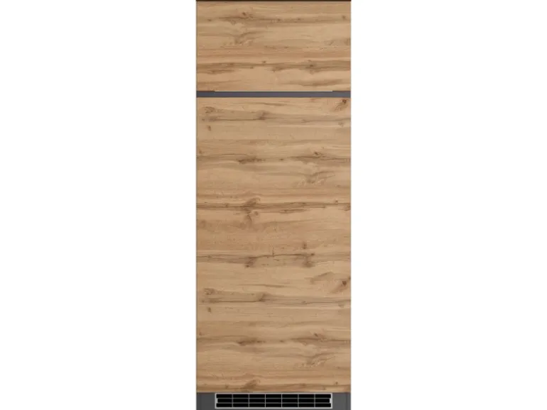 Held Möbel Umbauschrank für Kühl/Gefrierkombi Turin 60cm WotanEiche/Graphit