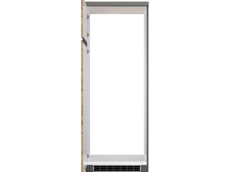 Held Möbel Umbauschrank für Kühl/Gefrierkombi Turin 60cm WotanEiche/Graphit