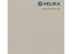 Helika Einbauspüle Esta 47 cm x 44 cm Elfenbein inkl. Druckknopfventil