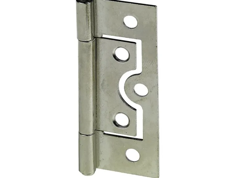 Hettich Lamellentürscharnier 50 mm x 23 mm Stahl vernickelt 2 Stück