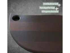 holz4home Küchenbrett Servierbrett Dunkel