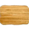 holz4home La Madera Schneidebrett Premium aus Eiche Steakbrett Küchenbrett Hell