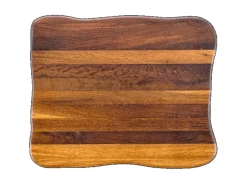 holz4home La Madera Schneidebrett Top aus Eiche Dunkel