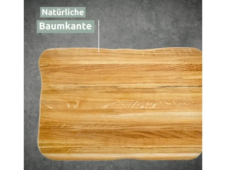 holz4home La Madera Steakbrett Master aus Eiche Hell