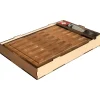 holz4home Premium Schneidebrett Set Stirnholz aus Eiche