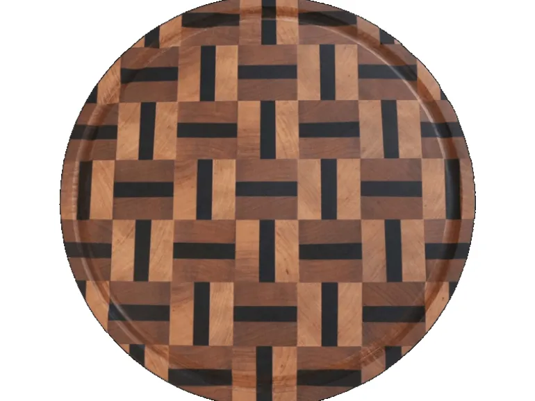 holz4home Schneidebrett Servierbrett Rund aus Birke