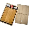 holz4home Servierbrett und Schneidebrett Set Alina aus Massivholz Eiche