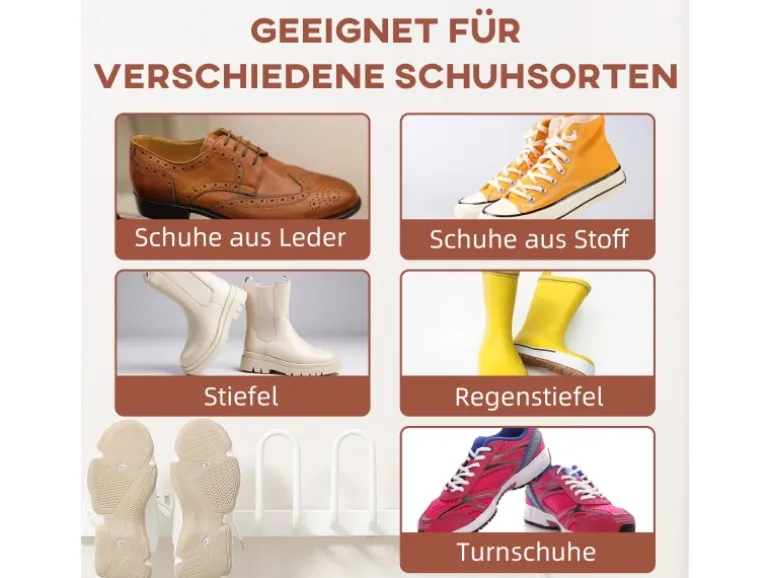 HOMCOM Elektrischer Schuhtrockner 60W