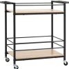 HOMCOM Küchenwagen mit 2 Ebenen Spanplatte 82 x 40 x 75 cm