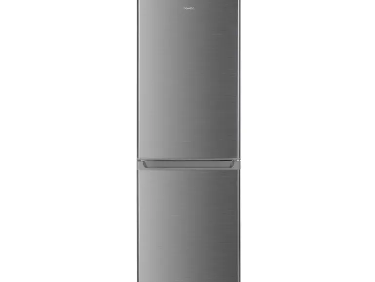 homeX Kühlschrank Mit Gefrierfach Kühl-Gefrierkombination Freistehend 173 Liter Nutzinhalt CFS1110-S Silber