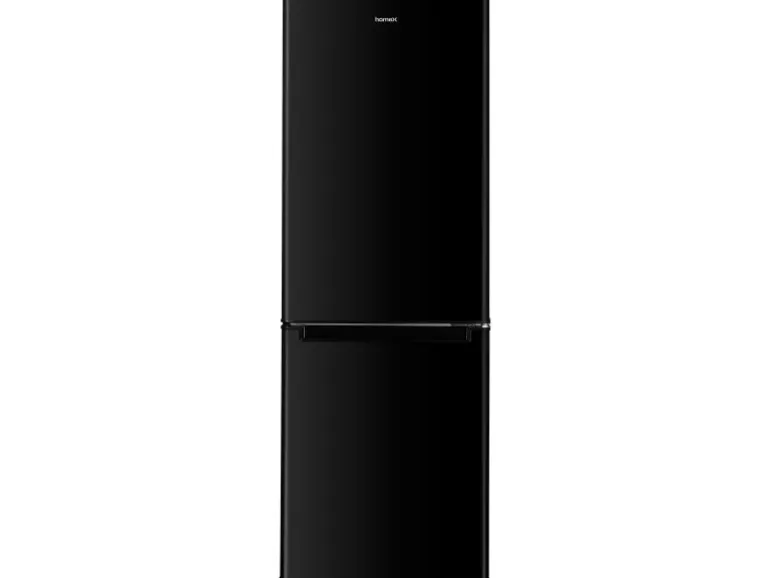 homeX Kühlschrank Mit Gefrierfach Kühl-Gefrierkombination Freistehend 173 Liter Nutzinhalt CFS1110-B Schwarz