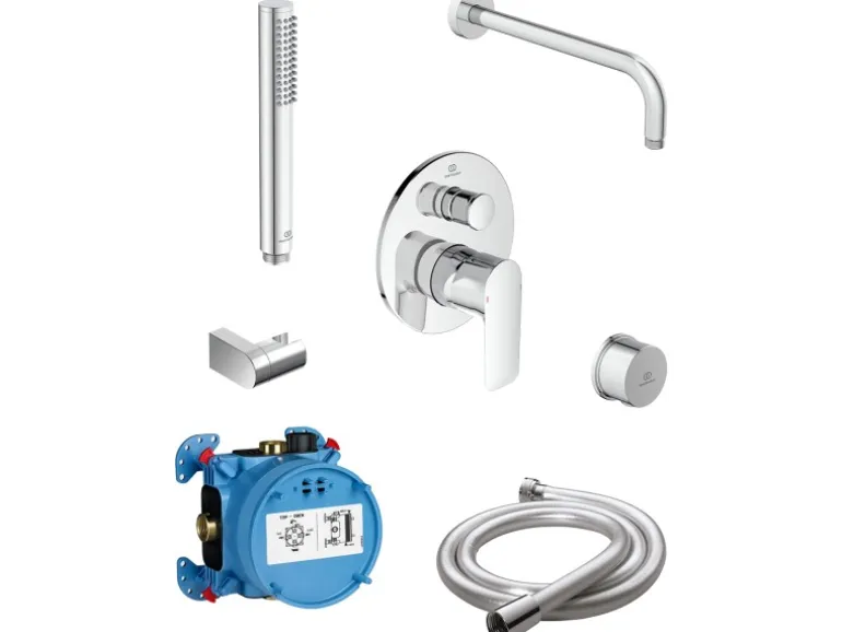 Ideal Standard Armaturen-Bundle Unterputz Ceratherm T100 Chrom