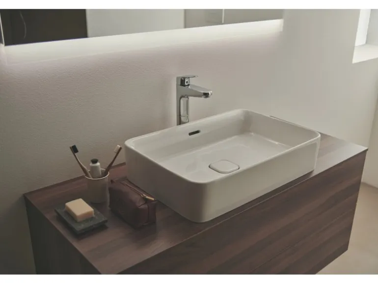 Ideal Standard Aufsatzwaschtisch Strada II 60x40 cm o. Hahnloch m. Überlauf Weiß