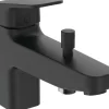 Ideal Standard Badearmatur Ceraplan für Wannenrand Schwarz Matt