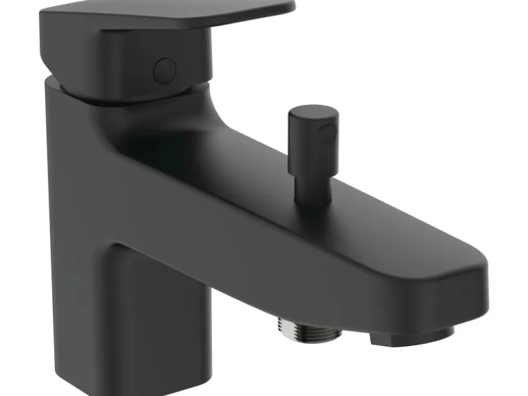 Ideal Standard Badearmatur Ceraplan für Wannenrand Schwarz Matt