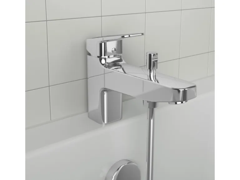 Ideal Standard Badearmatur Wannenrand Ceraplan Chrom für Wannenrand