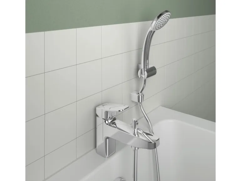 Ideal Standard Badearmatur Wannenrand Ceraplan Chrom für Wannenrand