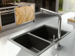 Ideal Standard Küchenarmatur Ceralook h.Auslauf herausziehbare Handbrause Chrom