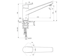 Ideal Standard Küchenarmatur Ceraplan Chrom Niederdruck