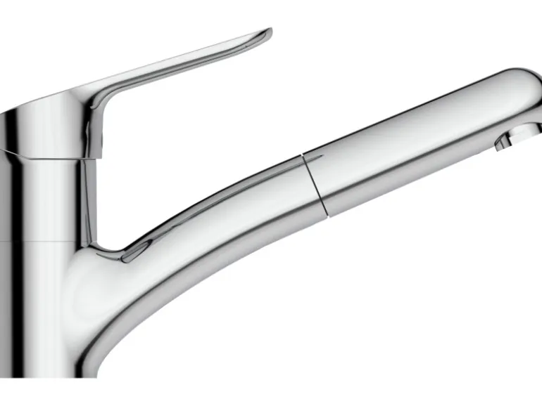 Ideal Standard Küchenarmatur Ceraflex BlueStart herausziehbare Handbrause Chrom