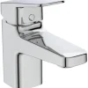 Ideal Standard Waschtischarmatur Ceraplan Chrom o. Ablaufgarnitur BlueStart H60