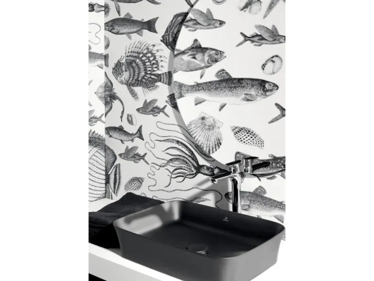 Ideal Standard Waschtischarmatur Connect Air mit verlängertem Sockel Chrom