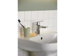 Ideal Standard Waschtischarmatur Ceraplan Chrom mit PushOpen-Ventil H75