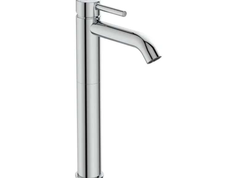 Ideal Standard Waschtischarmatur Ceraline Längerer Sockel + Ablaufgarnitur Chrom