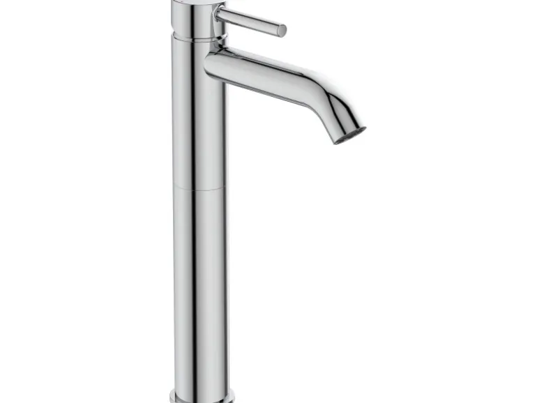 Ideal Standard Waschtischarmatur Ceraline Längerer Sockel + Ablaufgarnitur Chrom