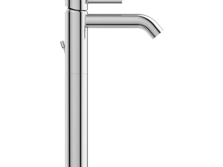 Ideal Standard Waschtischarmatur Ceraline Längerer Sockel + Ablaufgarnitur Chrom