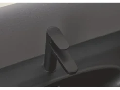 Ideal Standard Waschtischarmatur Cerafine O H120 mit PushOpen-Ventil Silk Black