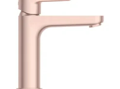 Ideal Standard Waschtischarmatur Push-Open Ausladung 125 mm Rosé