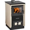 Justus Küchenofen Rustico 50 2.0 Stahl Creme 7 kW