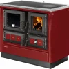Justus Küchenofen Rustico 90 2.0 Stahl Rot 7 kW
